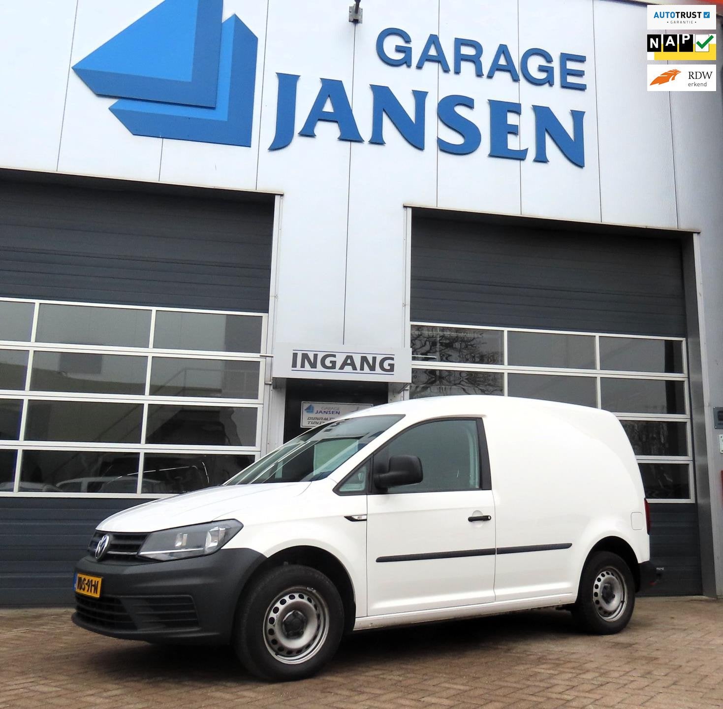 Volkswagen Caddy 2.0 TDI L1H1 BMT Trendline Navi Camera Airc, Voorwielaandrijving, Stof, Gebruikt, 4 cilinders