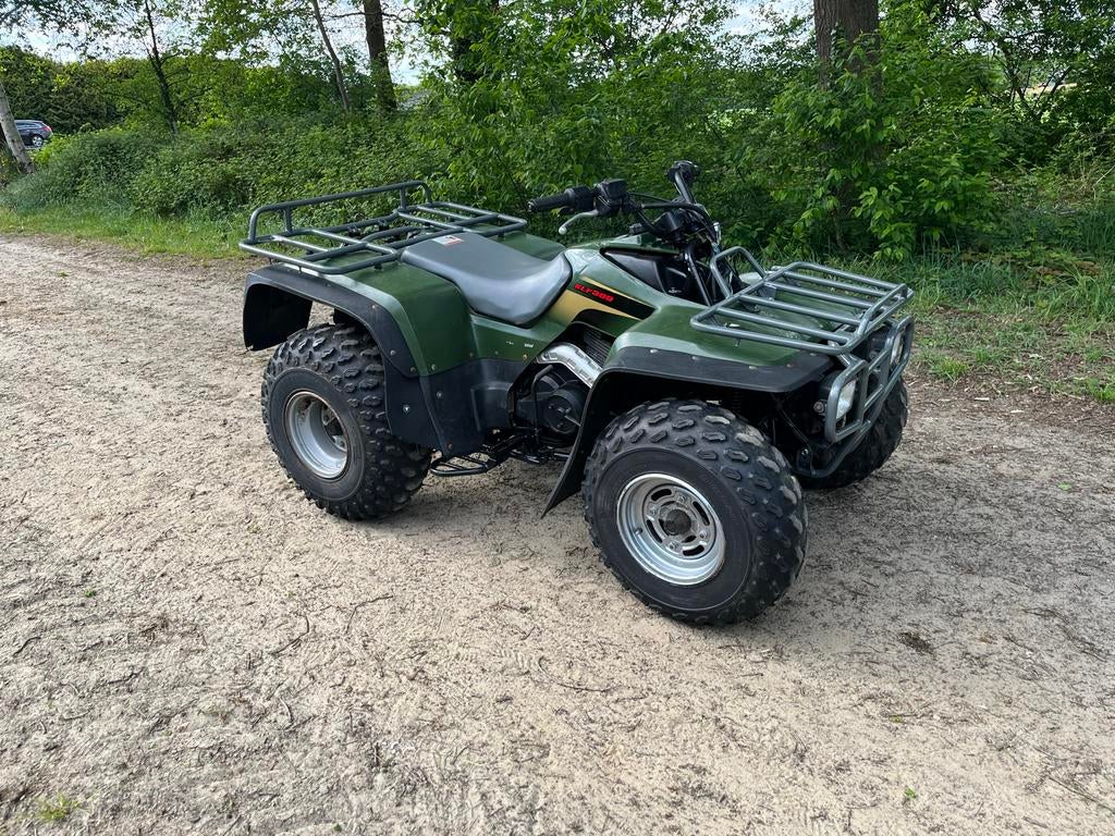 Kawasaki KLF 300 Quad - Robuust en Betrouwbaar, Motoren, Quads en Trikes, 1 cilinder, 12 t/m 35 kW