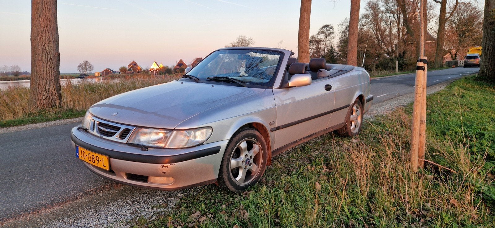 Saab 9-3 2.0 T Cabrio AUT 2002 Grijs, 4 cilinders, Cabriolet, 4 stoelen, 10 km/l