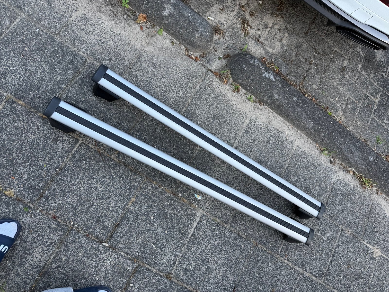 Audi Q5 (FY) dakdragers - origineel, Auto diversen, Dakdragers, Ophalen, Gebruikt