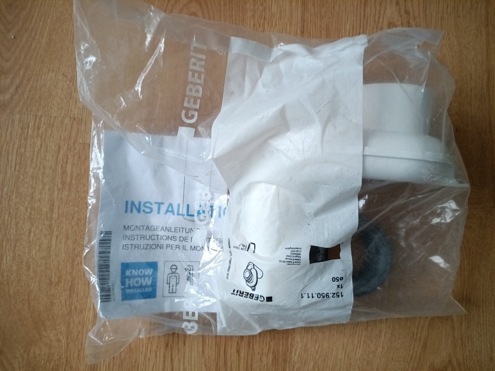 Geberit afvoerbocht voor toilet, nieuw in verpakking, Ophalen of Verzenden, Nieuw, Toilet