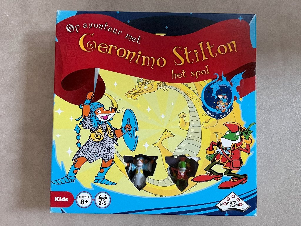 Geronimo Stilton - Het Spel, Hobby en Vrije tijd, Gezelschapsspellen | Bordspellen, Ophalen of Verzenden, Gebruikt, Identity Games