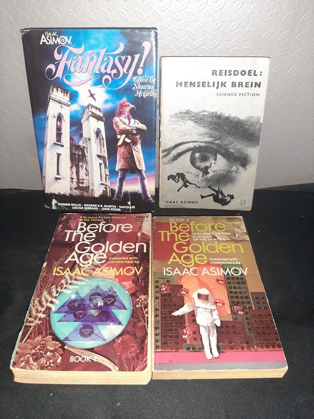 Isaac Asimov Science Fiction Boeken Collectie (4 stuks), Boeken, Ophalen of Verzenden, Gelezen, Isaac Asimov