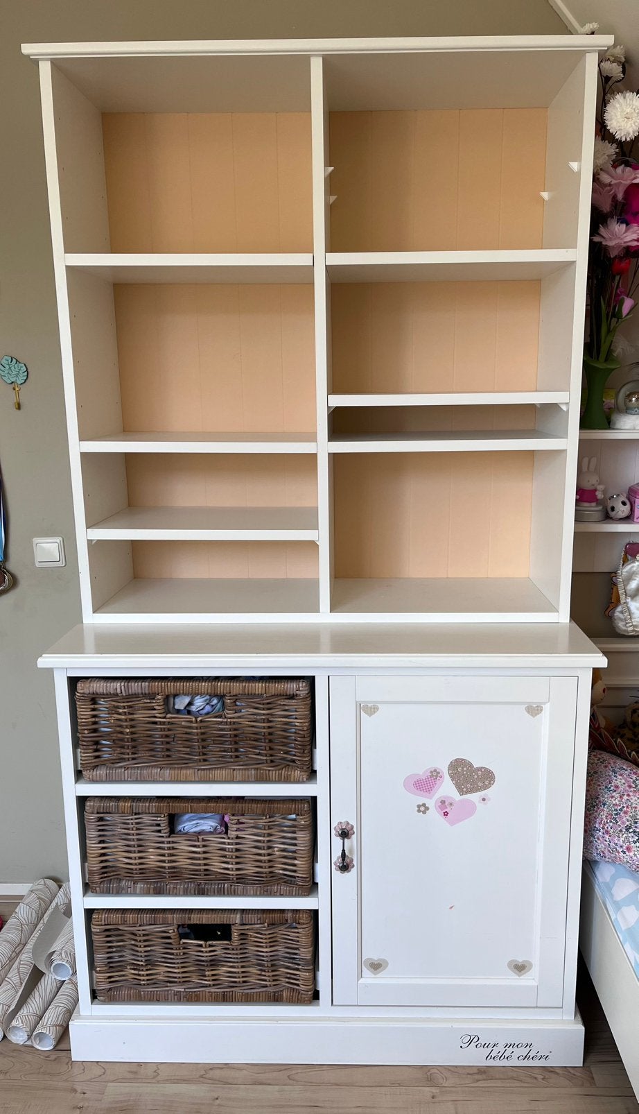Kinderkamer, ledikant, commode, kast en bed!, Ophalen, 50 tot 70 cm, 105 cm of meer, 100 cm of meer