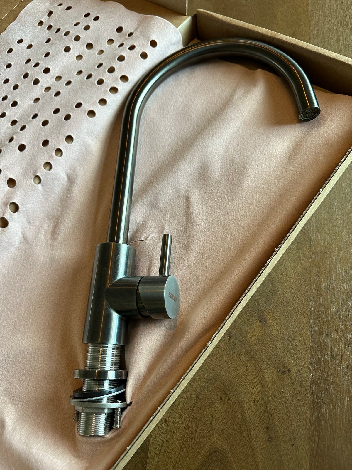 Lorreine Gun Metal Keukenmengkraan + optionele Itho Boiler, Overige typen, Ophalen of Verzenden, Zo goed als nieuw, Metaal