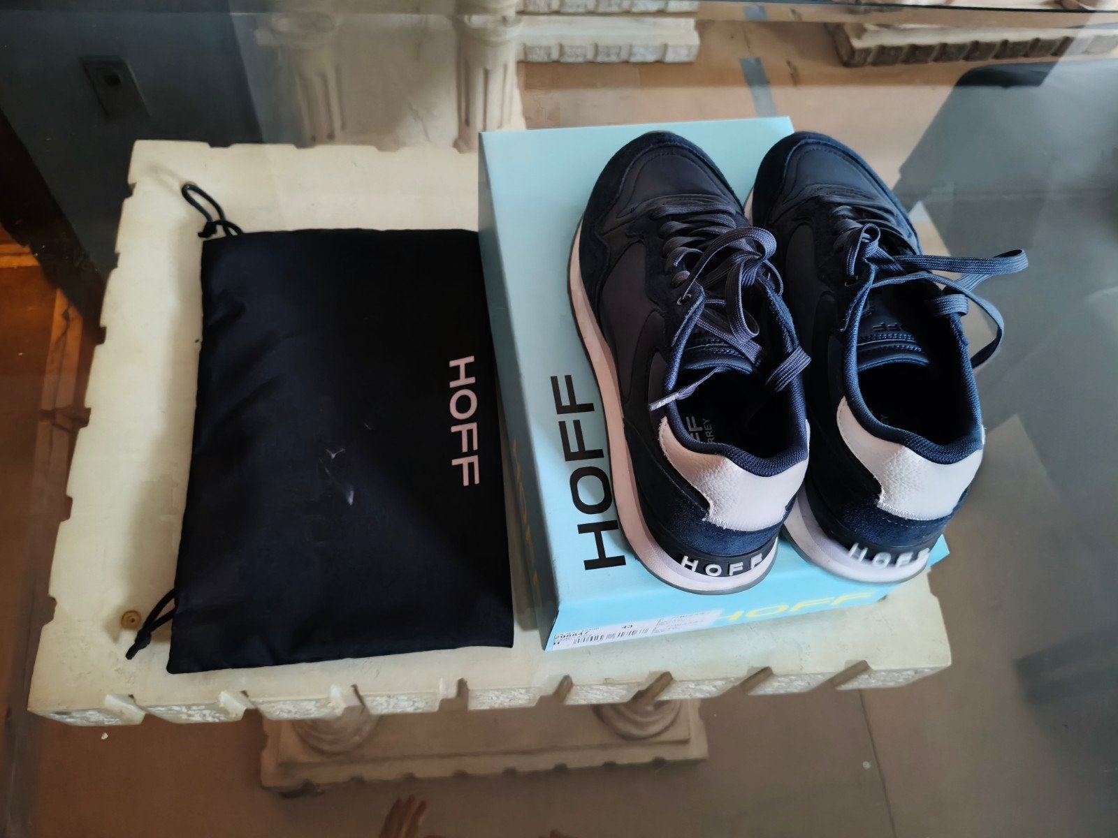 HOFF Sneakers Blauw Maat 43 - Zo goed als nieuw, Kleding | Heren, Ophalen, Zo goed als nieuw, Blauw, Hoff