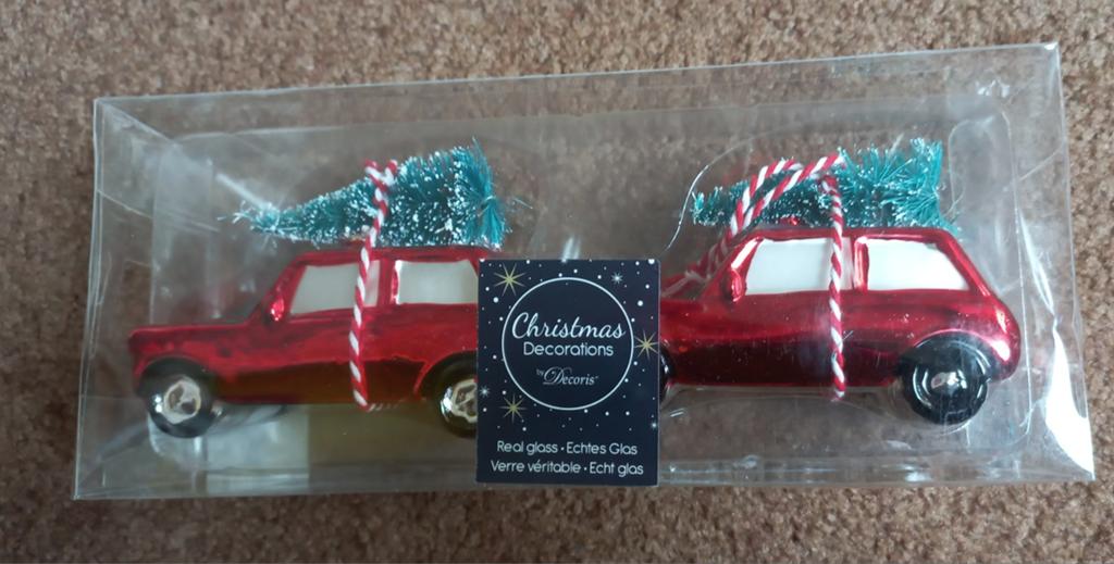 2 kerst auto's, Ophalen of Verzenden, Zo goed als nieuw