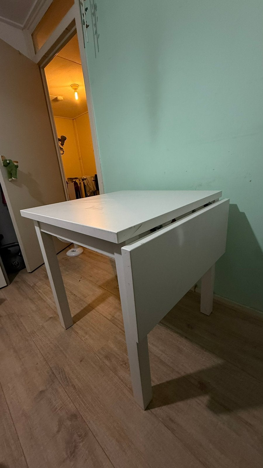 IKEA NORDVIKEN klaptafel, Huis en Inrichting, Bureaus, Ophalen, Gebruikt, IKEA, Wit