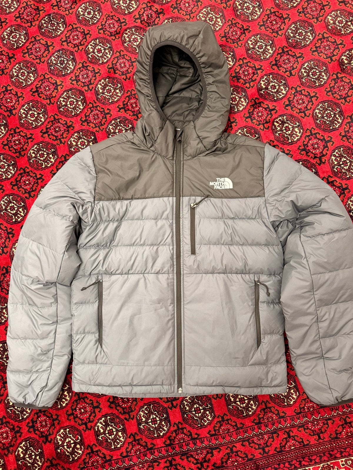 The North Face Puffer Jas - Maat S, Kleding | Heren, Ophalen, Nieuw, Maat 46 (S) of kleiner, Grijs