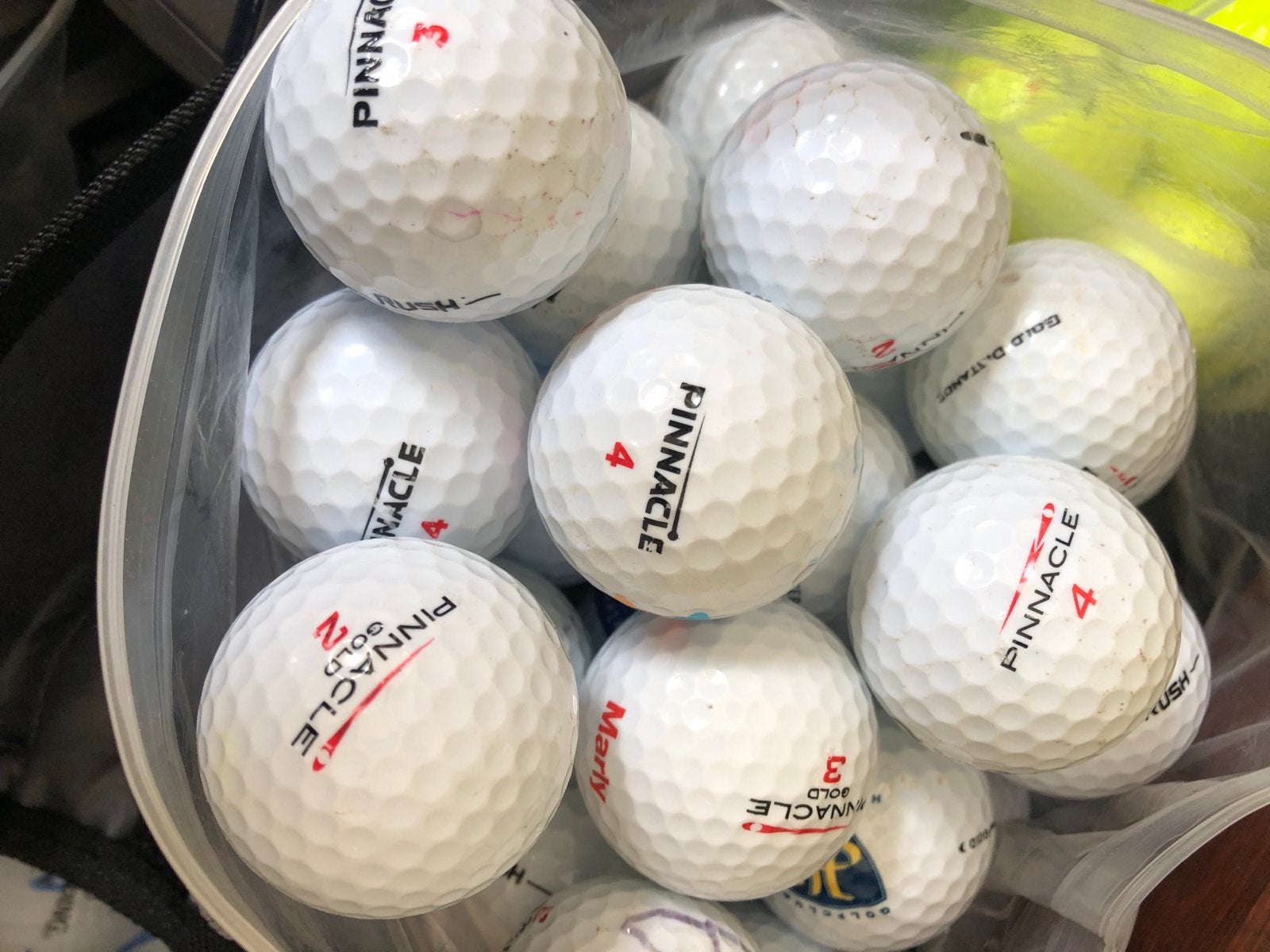 Pinnacle golfballen Gold Rush / Soft - Diverse partijen, Ophalen of Verzenden, Gebruikt, Bal(len), Overige merken