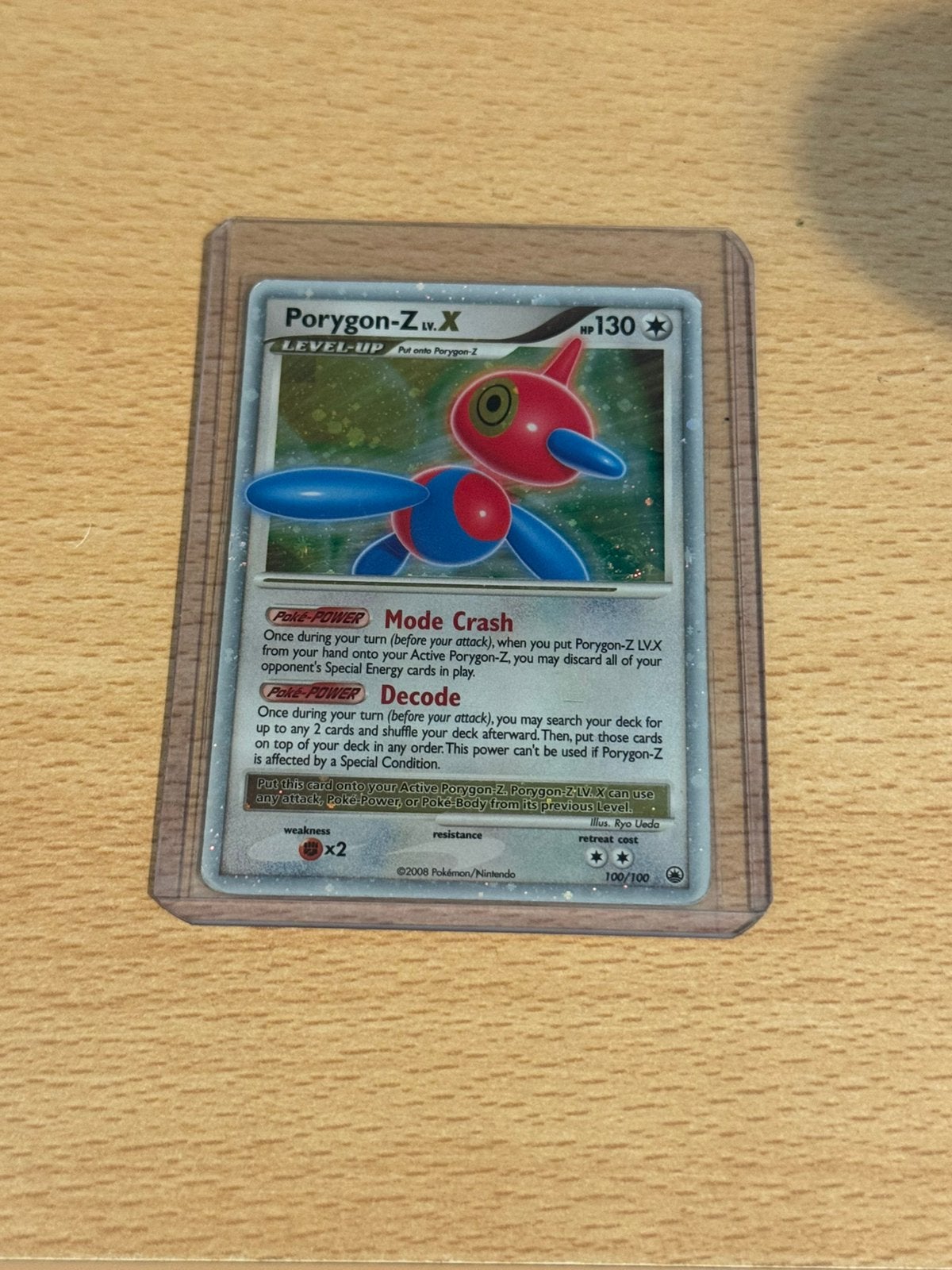 Pokémon Porygon-Z LV.X 100/100 Holo – Majestic Dawn (Engels), Ophalen of Verzenden, Foil