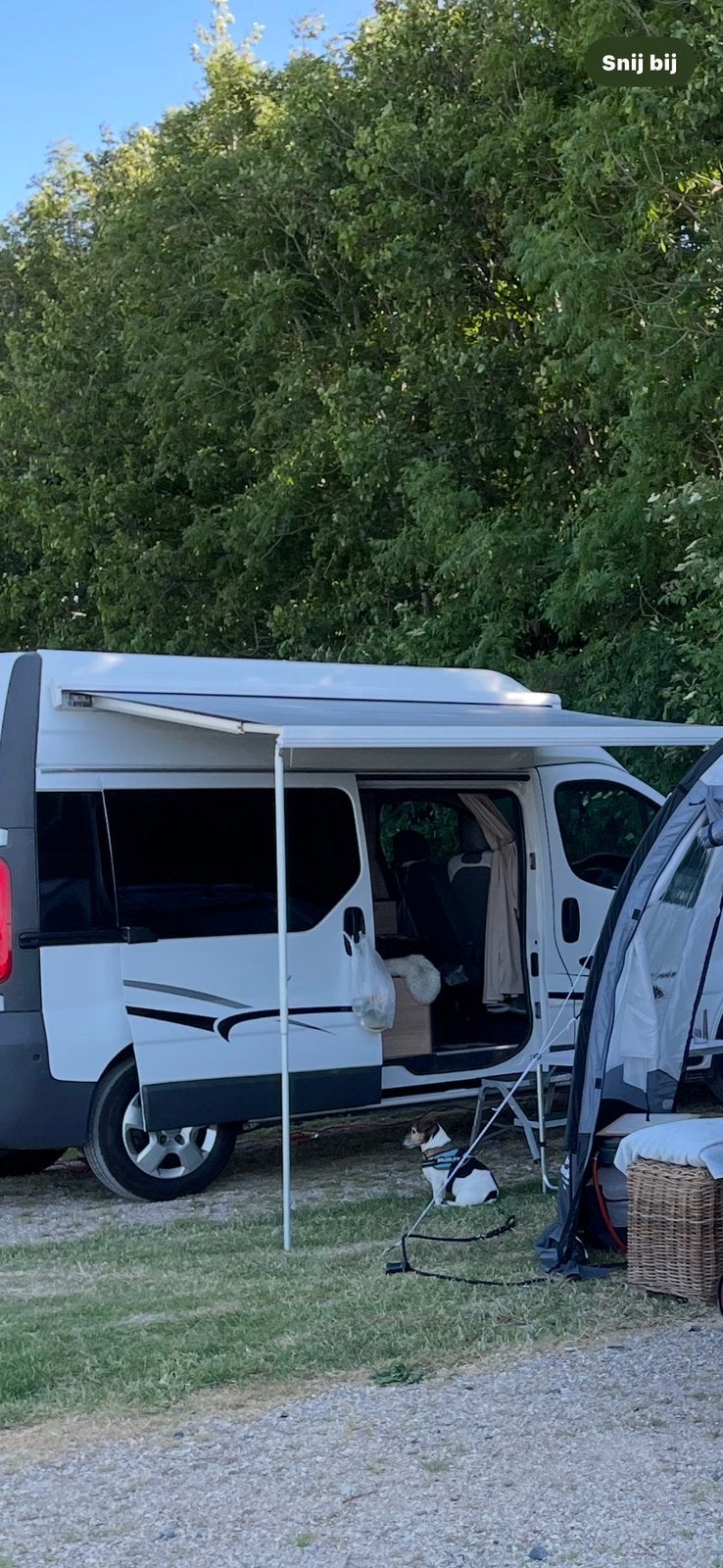 Bus camper luifel (Fiamma), Ophalen, Zo goed als nieuw