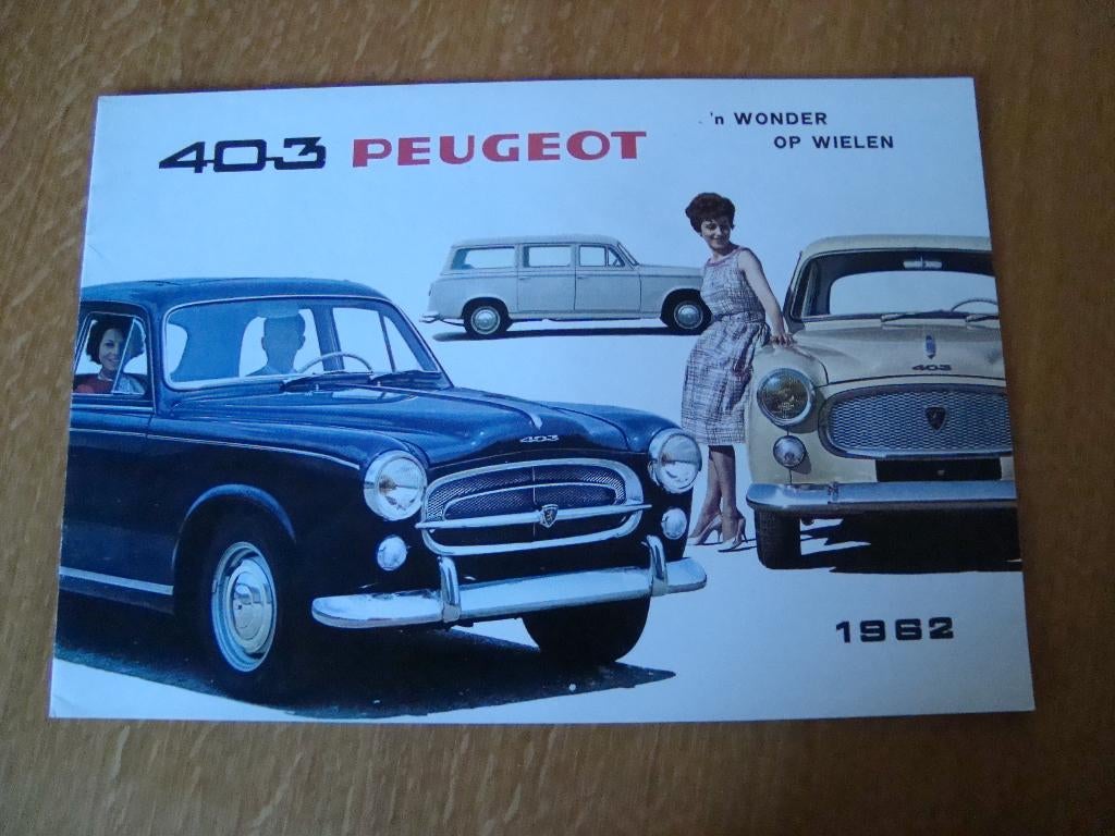 Peugeot 403 uit 1962, Ophalen of Verzenden, Nieuw, Peugeot