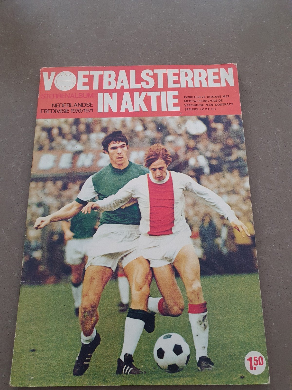 vanderhout voetbalsterren eredivisie 1970-1971 compleet albu, Ophalen of Verzenden, Zo goed als nieuw, Boek of Tijdschrift