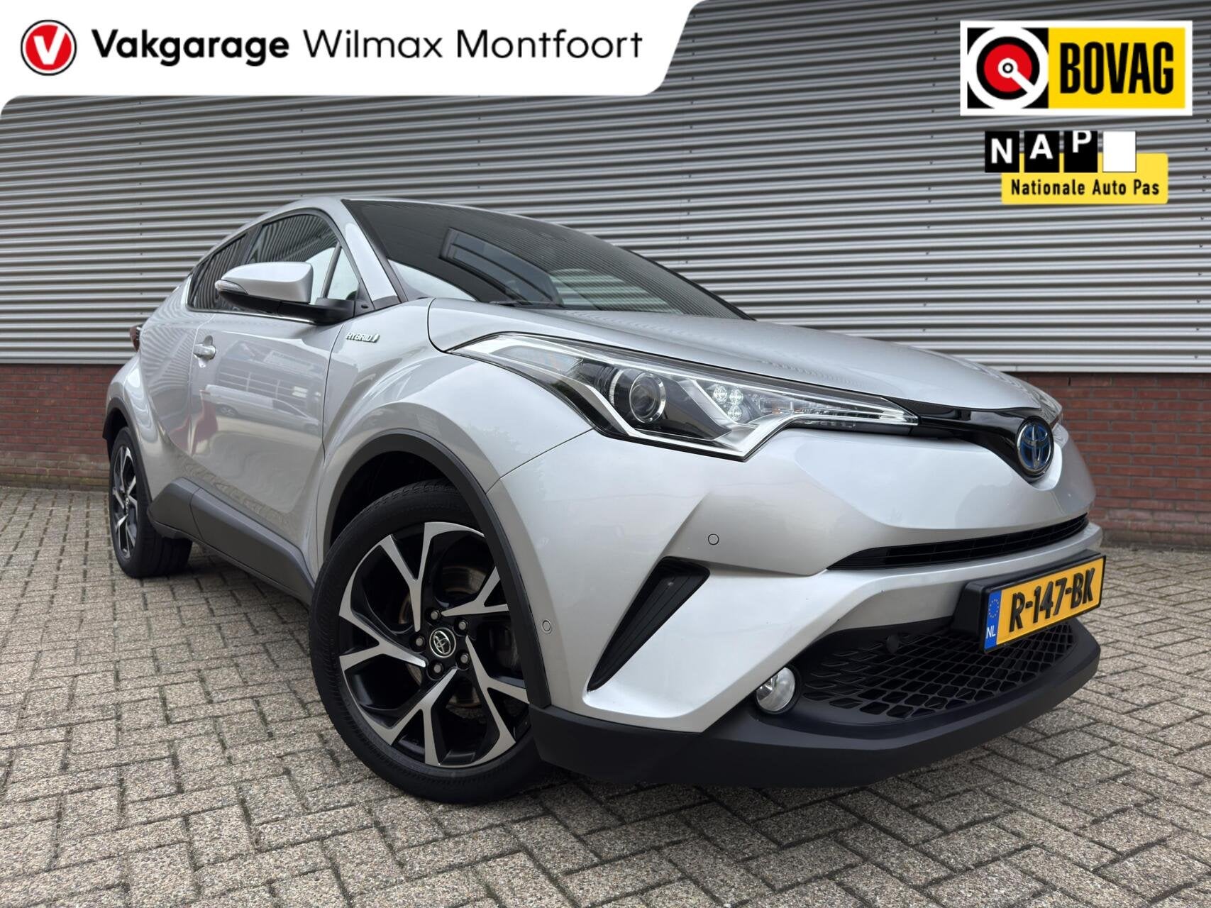Toyota C-HR 1.8 Hybrid Dynamic|Keyless|Camera|Cruise|Stoelve, Stof, 4 cilinders, Met garantie (alle), 122 pk