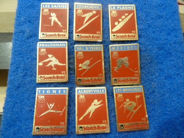 Pin 9 x Serie Scotch - Brite, Ophalen of Verzenden, Nieuw, Overige onderwerpen