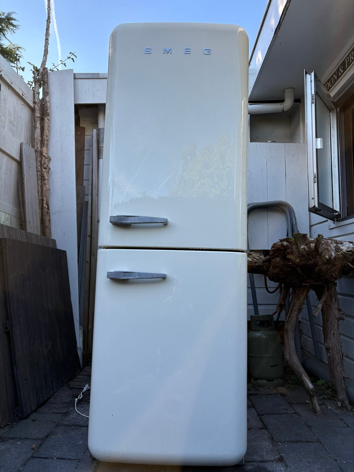 Smeg koelkast, Ophalen, Gebruikt, 200 liter of meer, 60 cm of meer