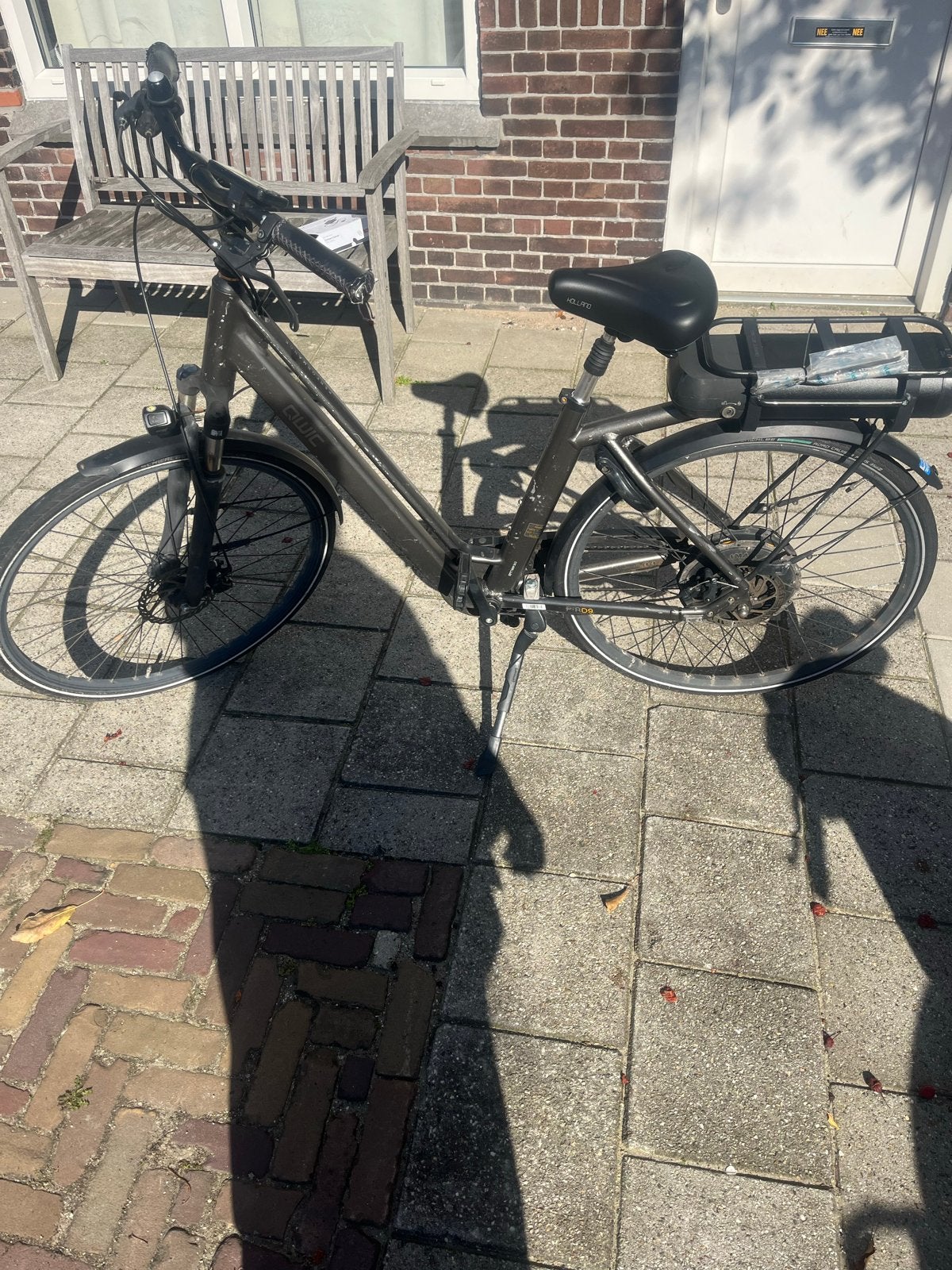 Qwic elektrische fiets - gebruikt zie beschrijving, Qwic, Gebruikt, Ophalen of Verzenden, 51 tot 55 cm
