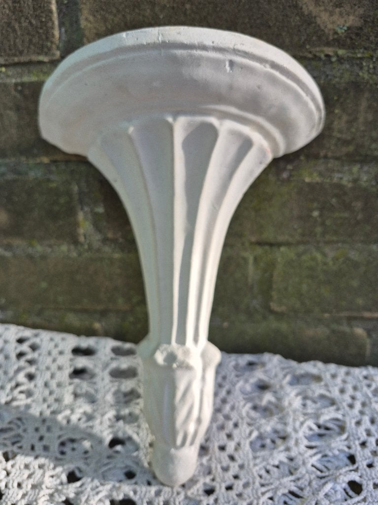 Decoratieve wandconsole van gips, Overige materialen, Ophalen of Verzenden, Wit, Gebruikt