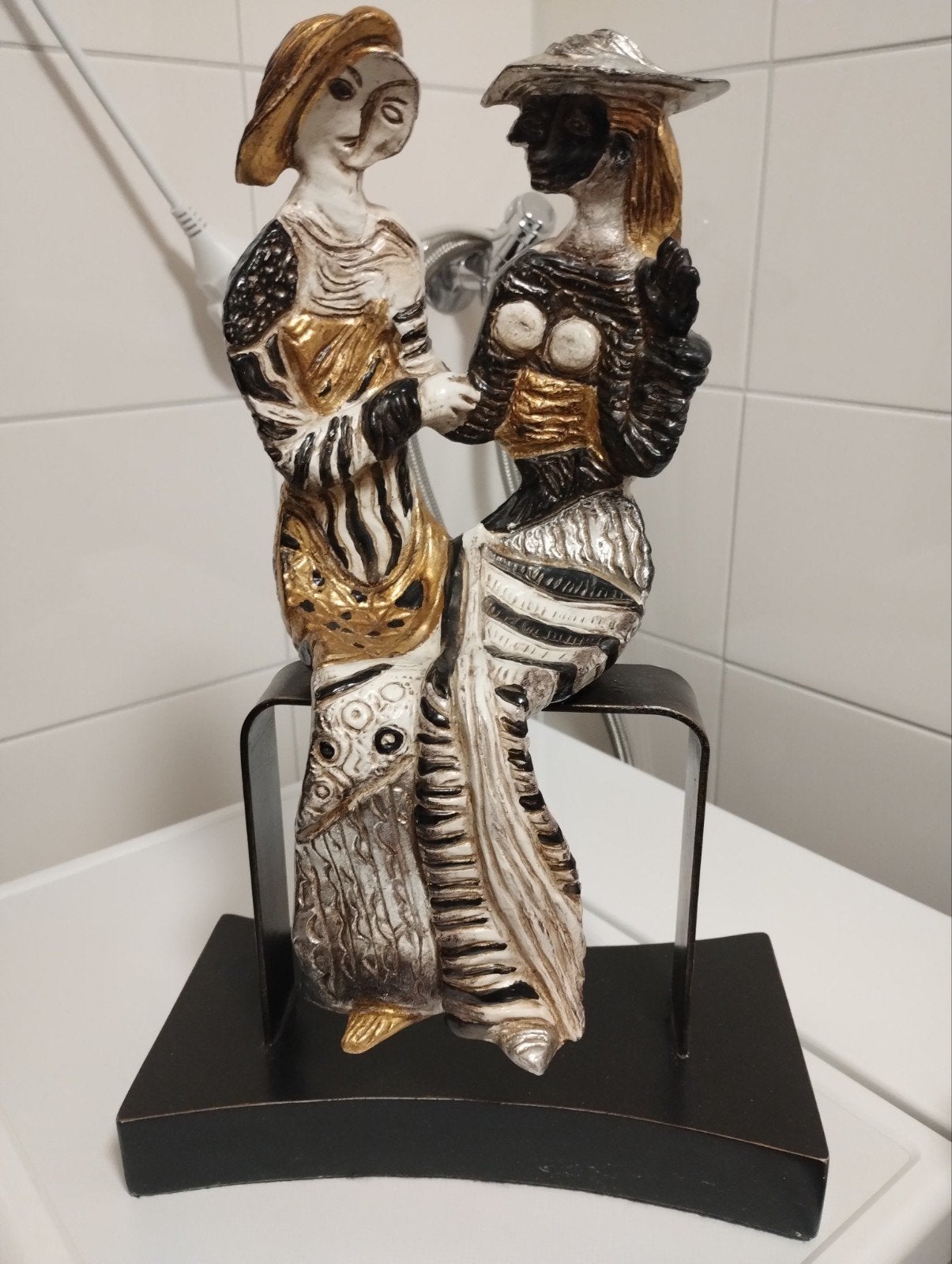 Italiaans art beeld polimaterica ceramics naar Pablo Picasso, Ophalen