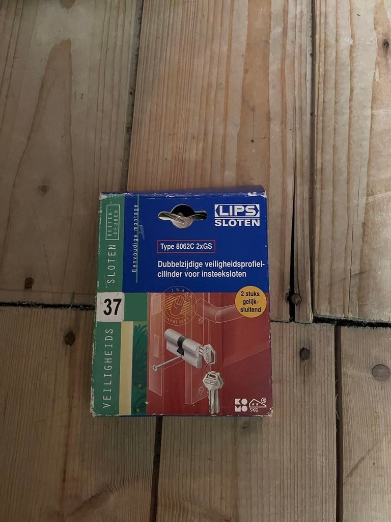 LIPS Veiligheidsprofielcilinder voor insteeksloten, Ophalen of Verzenden, Zo goed als nieuw