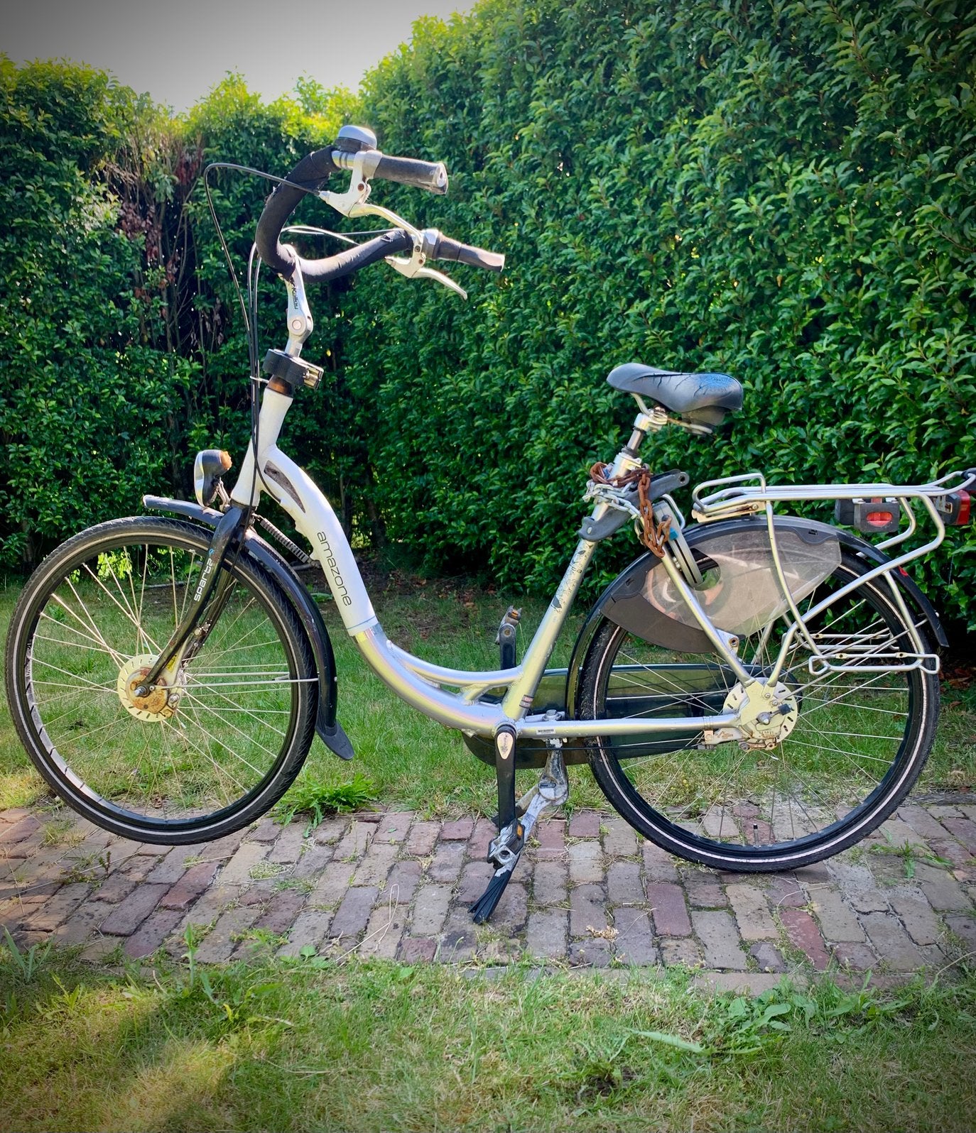 Sparta Amazone fiets, Fietsen en Brommers, Fietsen | Dames | Moederfietsen, Gebruikt, Sparta, 53 tot 56 cm, 0 zitjes, Versnellingen