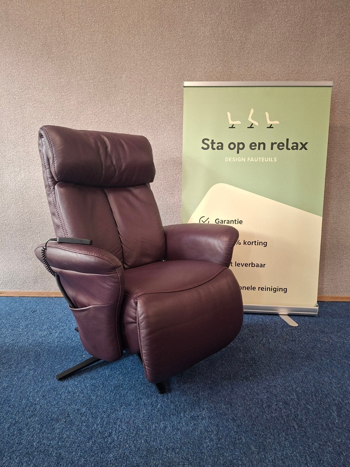 sta op relax fauteuil Meubelzorg Sublime ZGAN evt  op accu🔋
