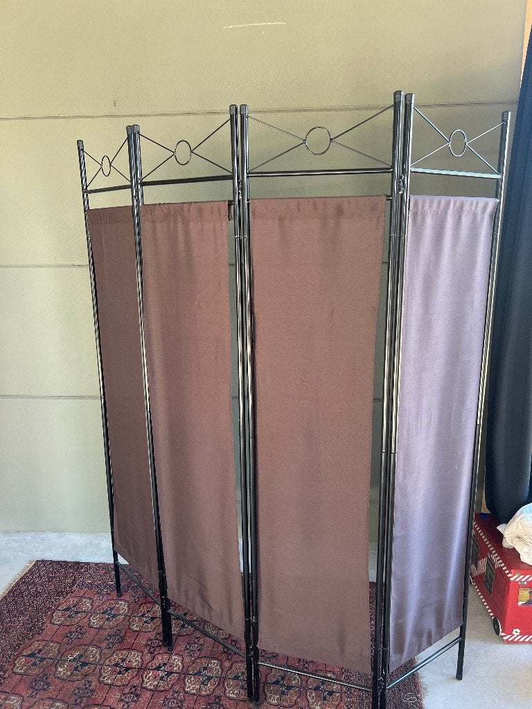 Stijlvol kamerscherm met 4 panelen, Ophalen, Zo goed als nieuw