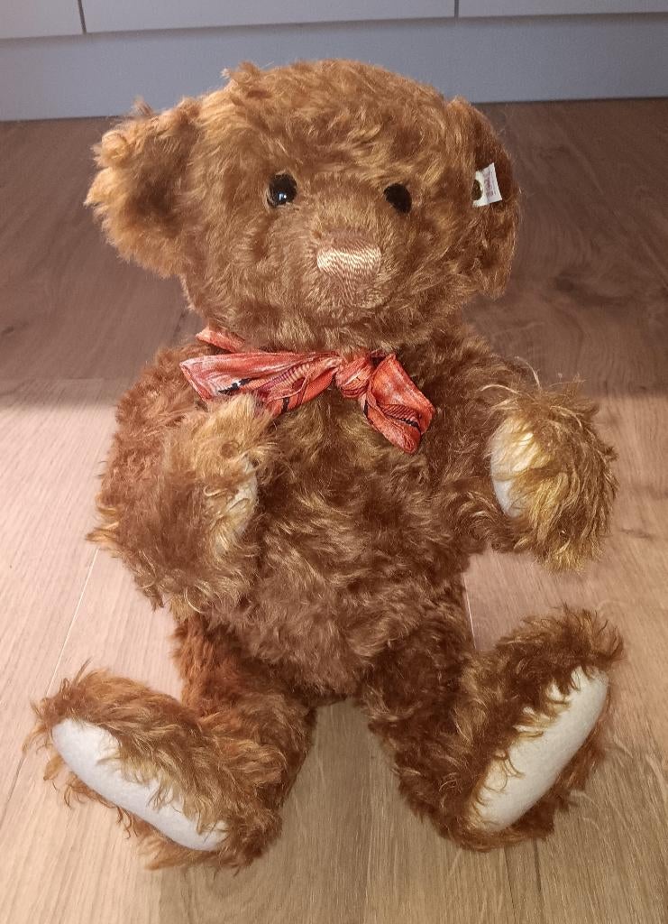 1997 Steiff EAN 652578 Raffles Singapore 43 cm NIEUWSTAAT, RichardSteiffstrasse, Steiff, Steiff, Stoffen beer