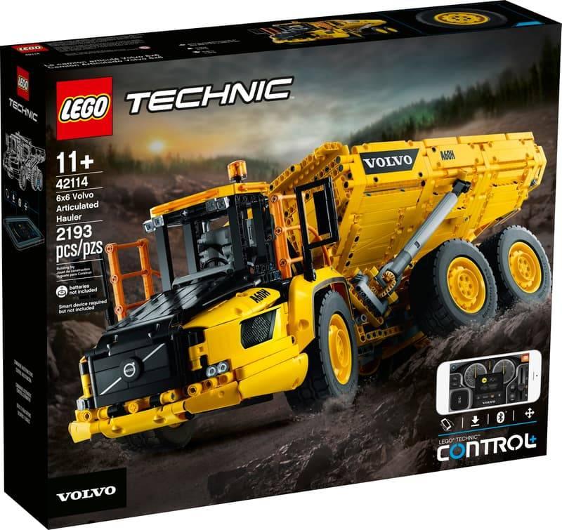 Lego Technic Volvo 6x6 Truck met kieptrailer, Gebruikt, Lego, Ophalen of Verzenden, Technic