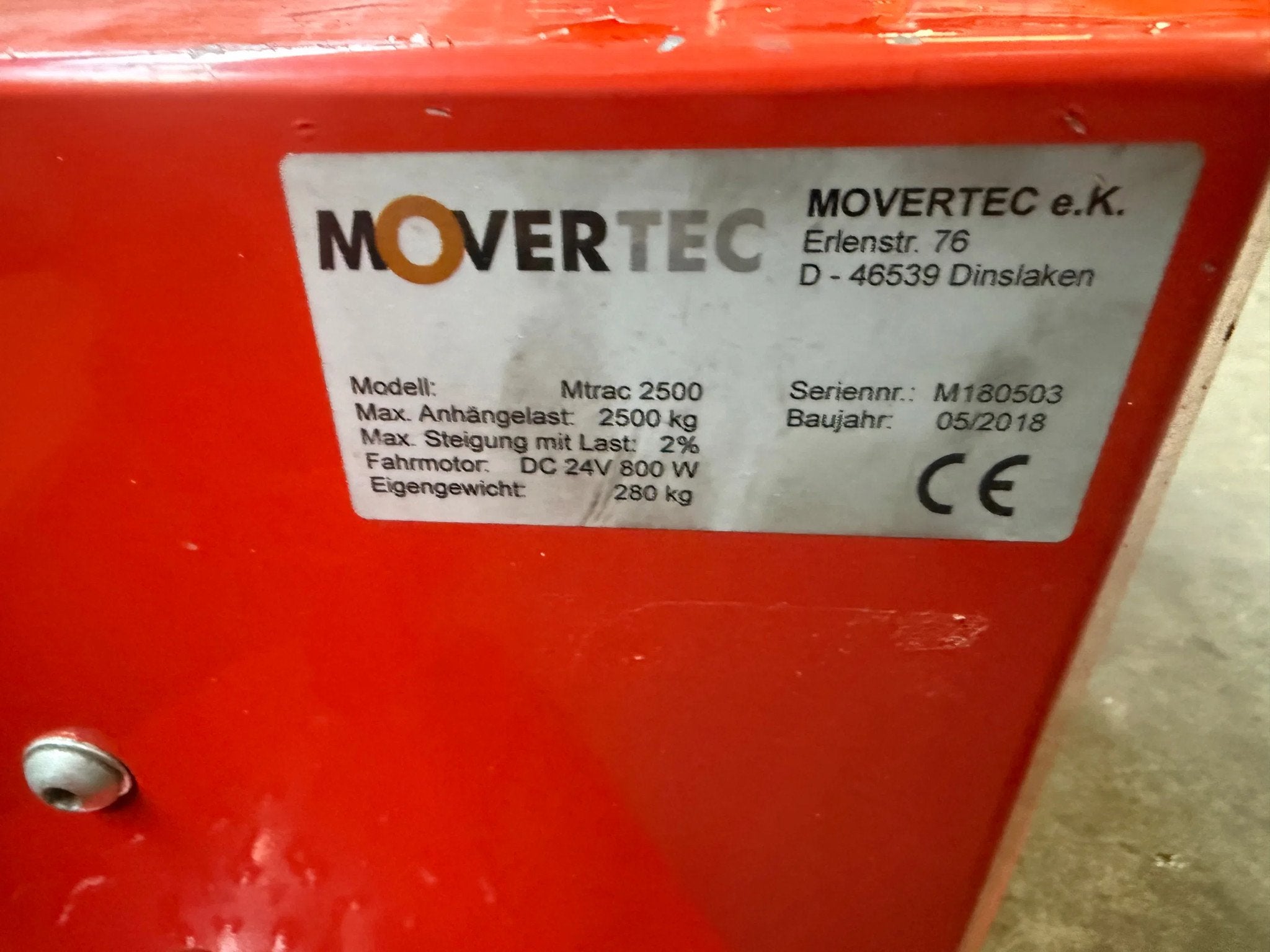 mover tec m trac 2500 (bj 2017), Elektrisch, Overige typen, Mover tec