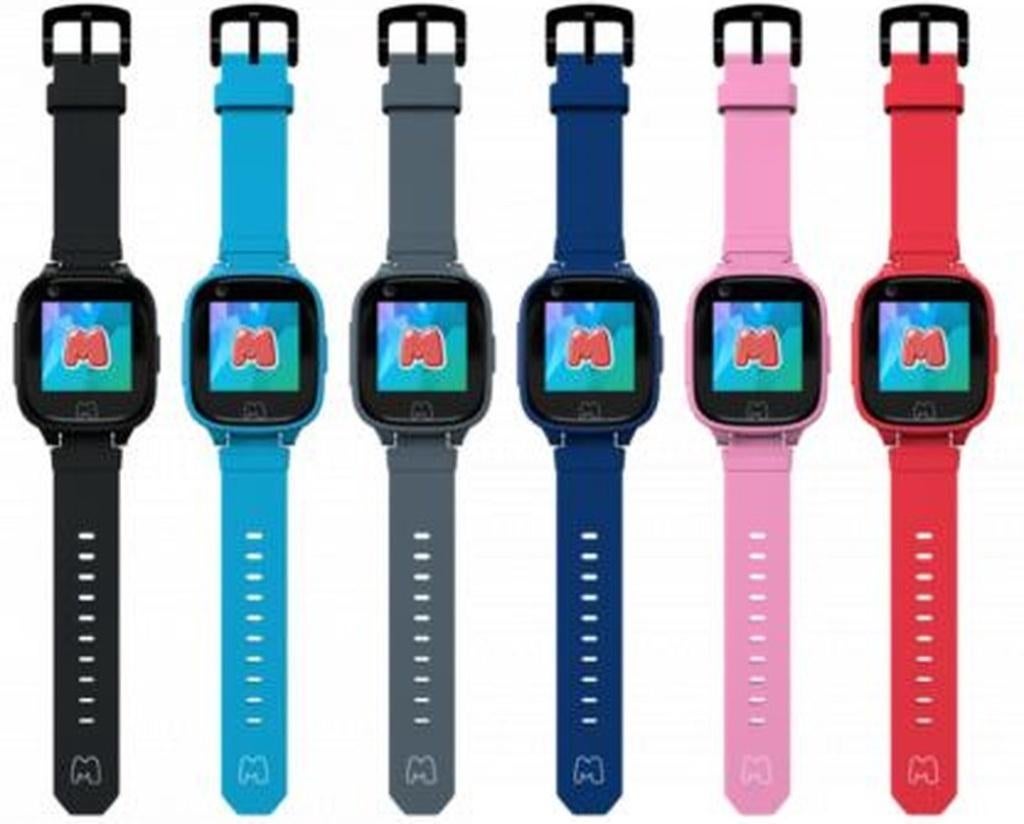Moochies 4G Smartwatch kinderen - GPS Horloge kind, Zwart, Nieuw, Ophalen of Verzenden, Waterdicht