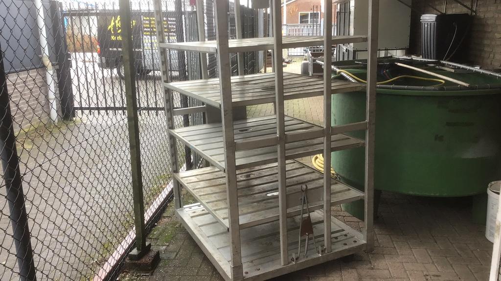 Bloemenkar, veilingwagen, deensekar,, Ophalen, Nvt., Gebruikt, Transportkar