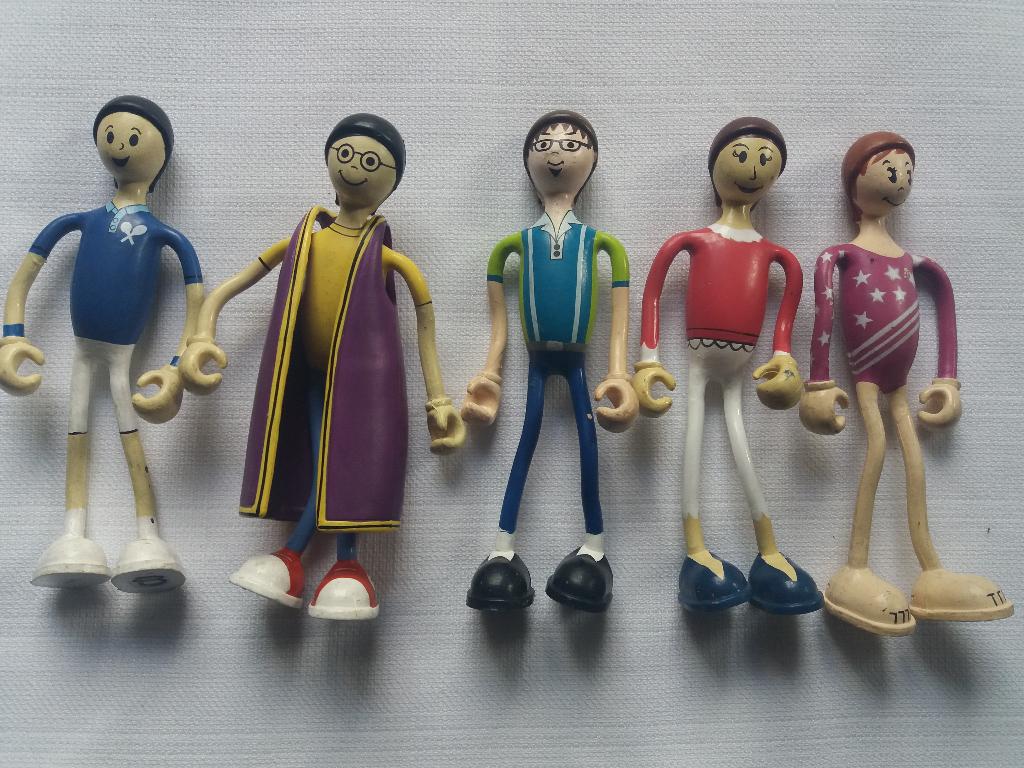 vintage 5 kid galaxy poppetjes, Ophalen of Verzenden, Gebruikt