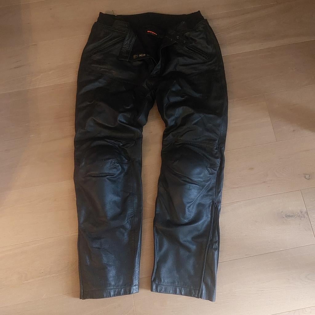 Spidi leren motorbroek maat 56 - Zo goed als nieuw!, Broek | leer, Heren, Ophalen of Verzenden, Spidi