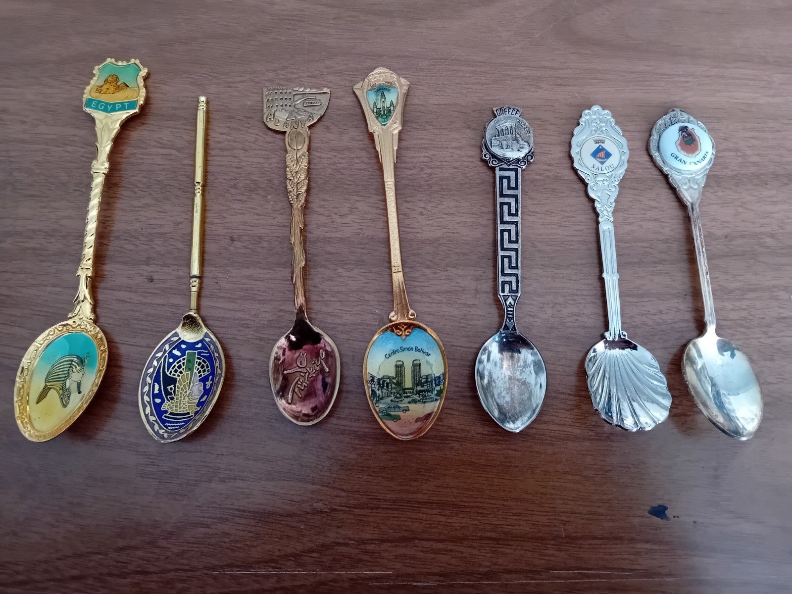 lepeltjes vakantie vintage, Ophalen of Verzenden