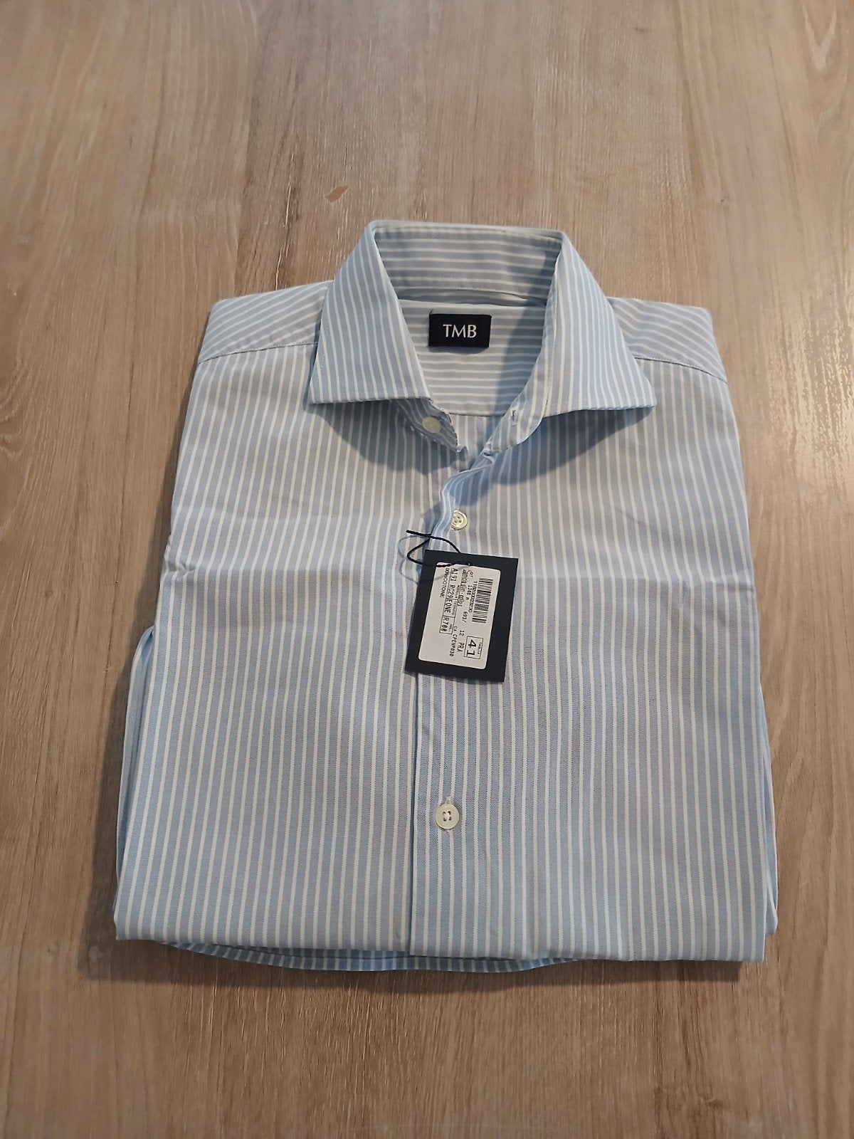 Tombolini TMB gestreept overhemd - Nieuw met kaartjes, Kleding | Heren, Nieuw, Verzenden, Blauw, Tombolini TMB