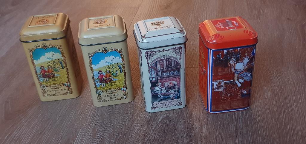 Vintage de Ruijter's blikjes, Ophalen of Verzenden, Gebruikt, Overige, Overige merken