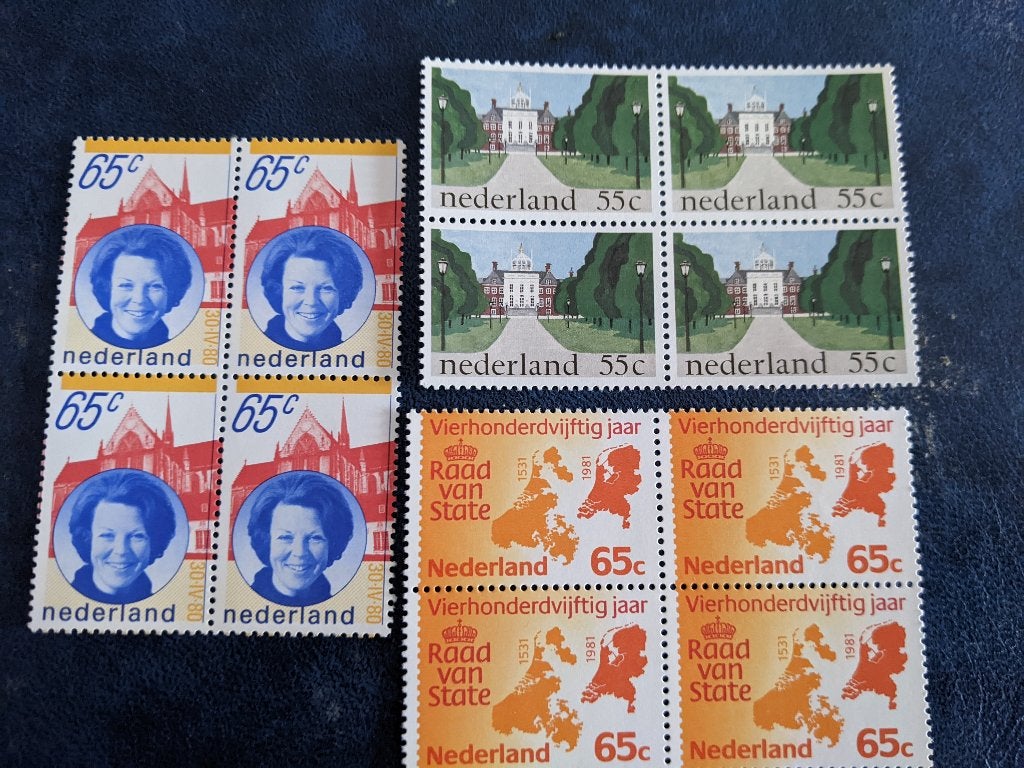 NL 1981; KAVEL 3 BLOKKEN VAN 4 LEES, Postzegels en Munten, Verzenden, Na 1940, Postfris