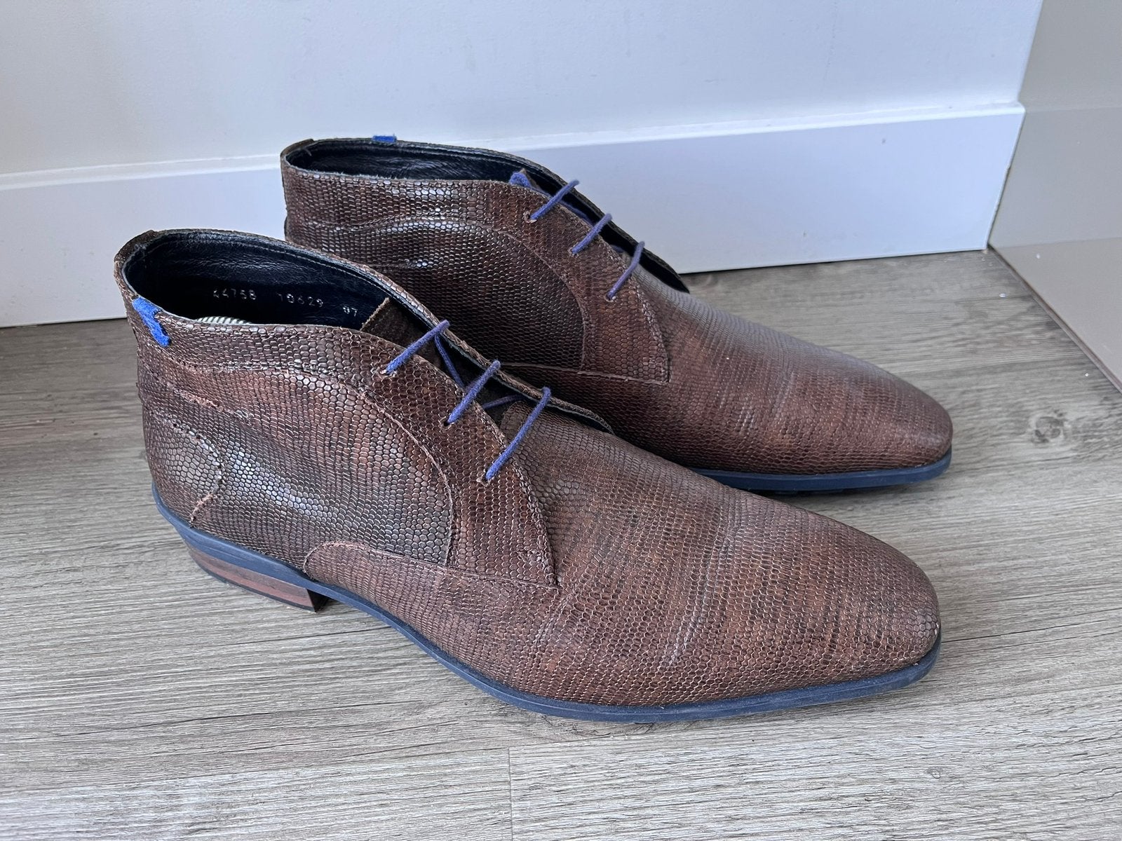 Floris van Bommel herenschoenen maat 9 / 43, Floris van Bommel, Bruin, Floris van Bommel, Ophalen of Verzenden