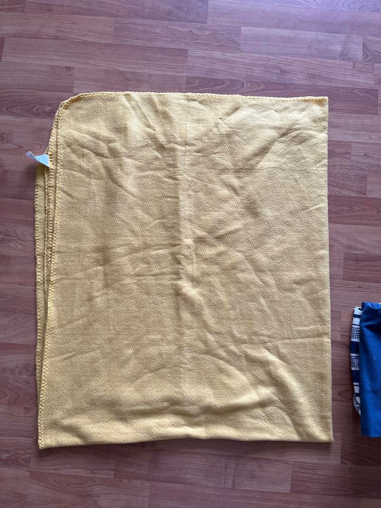 Gele HEMA Fleece Deken - 100% Polyester, Ophalen, Nieuw