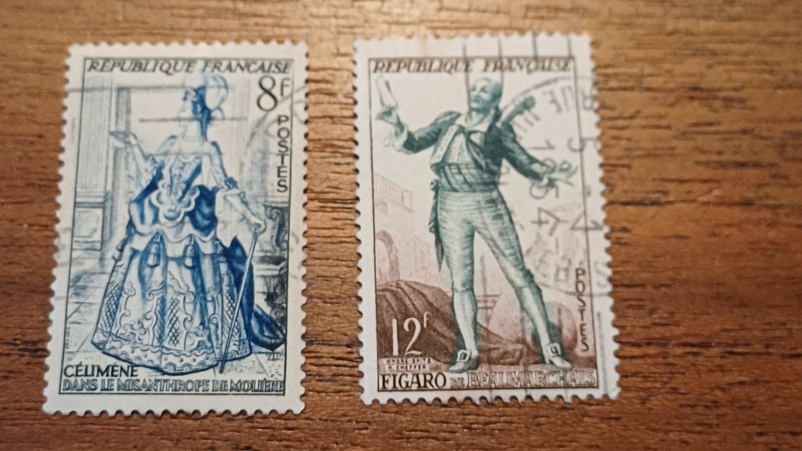 Frankrijk,  1953, Theatre français 2, Ophalen of Verzenden, Gestempeld