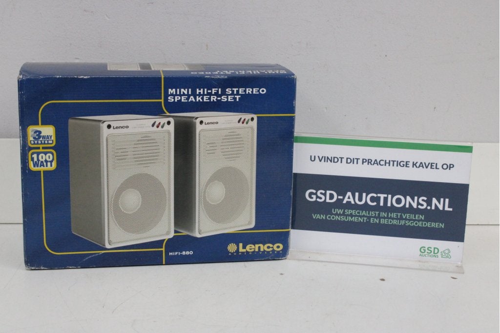 Mini Hi-Fi Stereo Speaker Set van Lenco