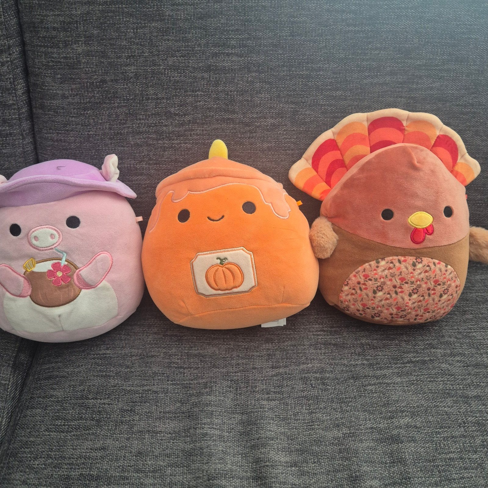 Squishmallows knuffels set van 3, Kinderen en Baby's, Speelgoed | Knuffels en Pluche, Overige karakters, Overige typen, Ophalen of Verzenden