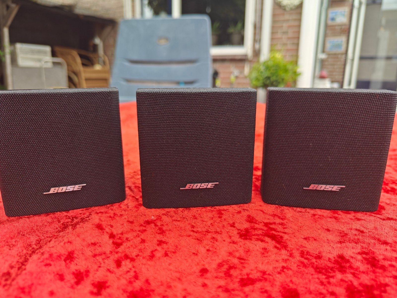 Bose Cube luidsprekers 3x zwart mooie, Overige merken, Soundbar, 70 watt of meer, Ophalen of Verzenden