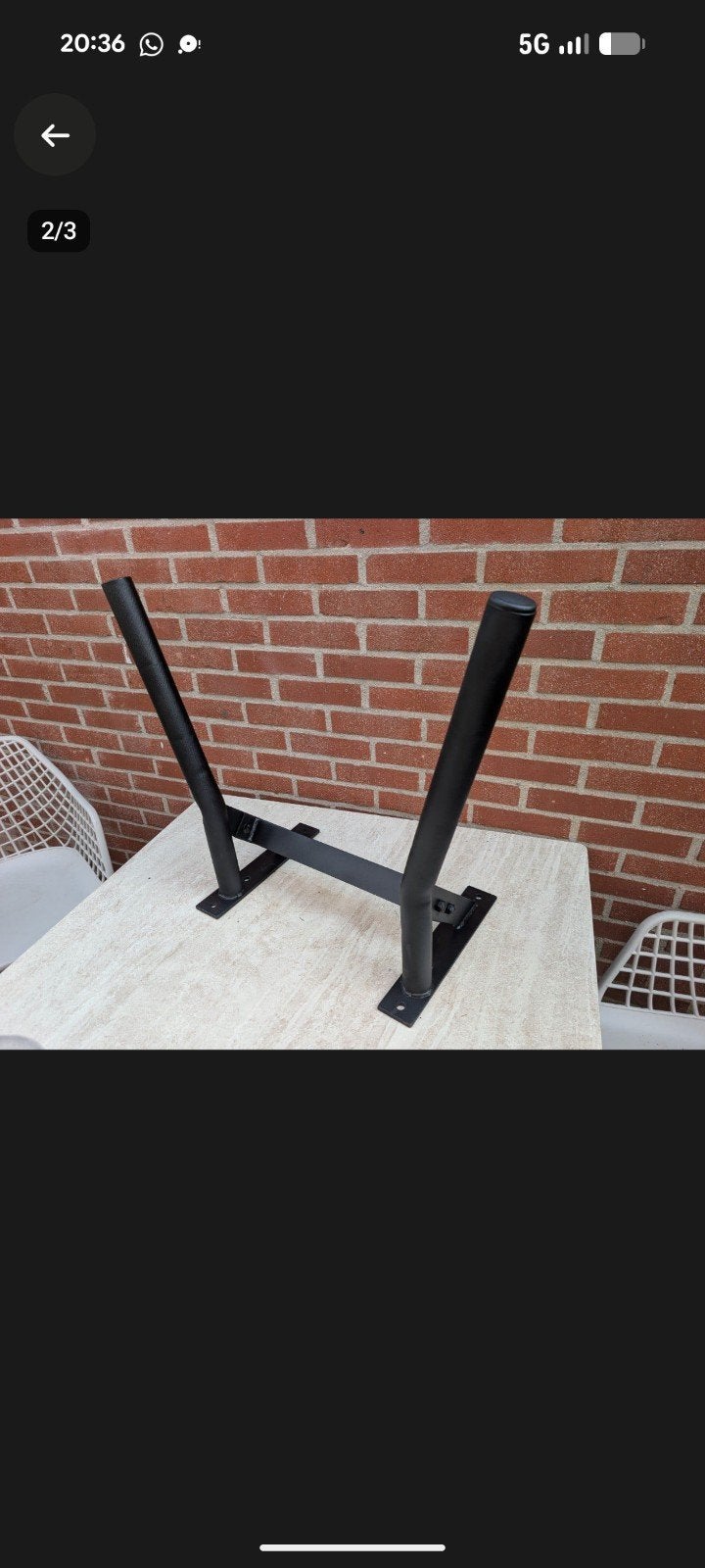 zware dip bar, triceps apparaat, Ophalen, Zo goed als nieuw, Overige typen
