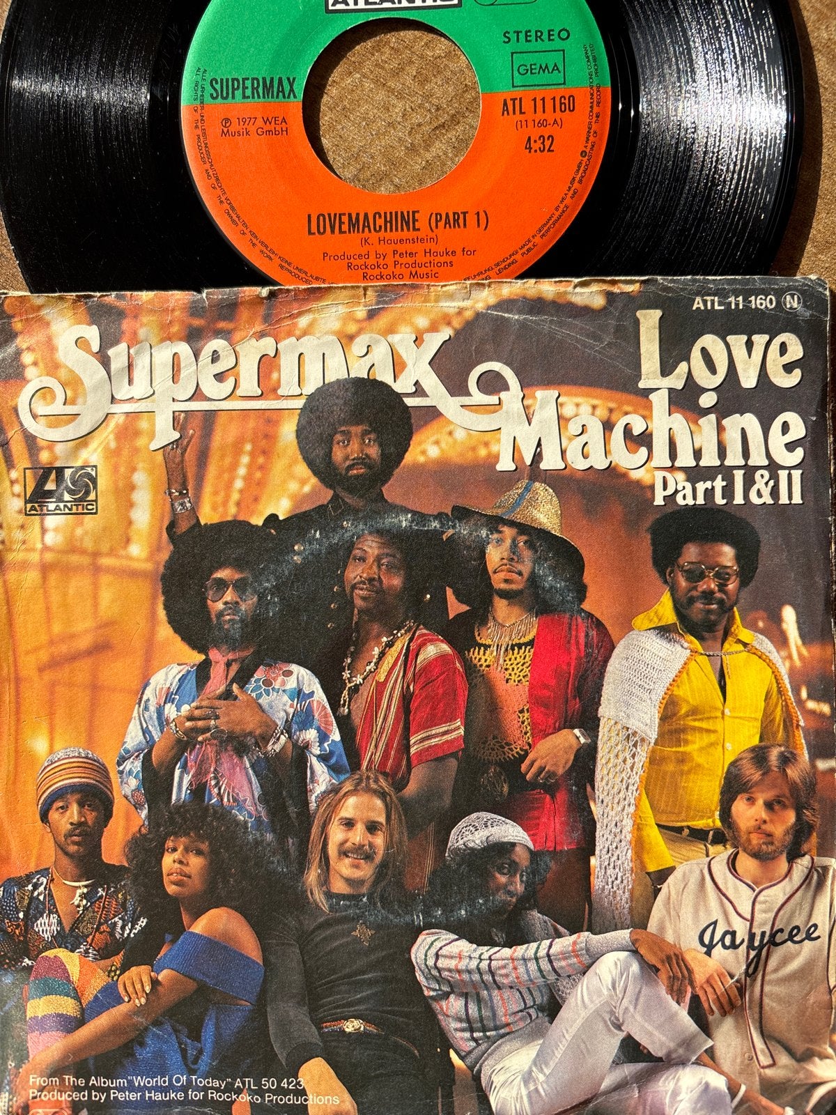 Supermax - Lovemachine (Part 1 & 2) 7 inch single, Gebruikt, Overige genres, 7 inch, Ophalen of Verzenden