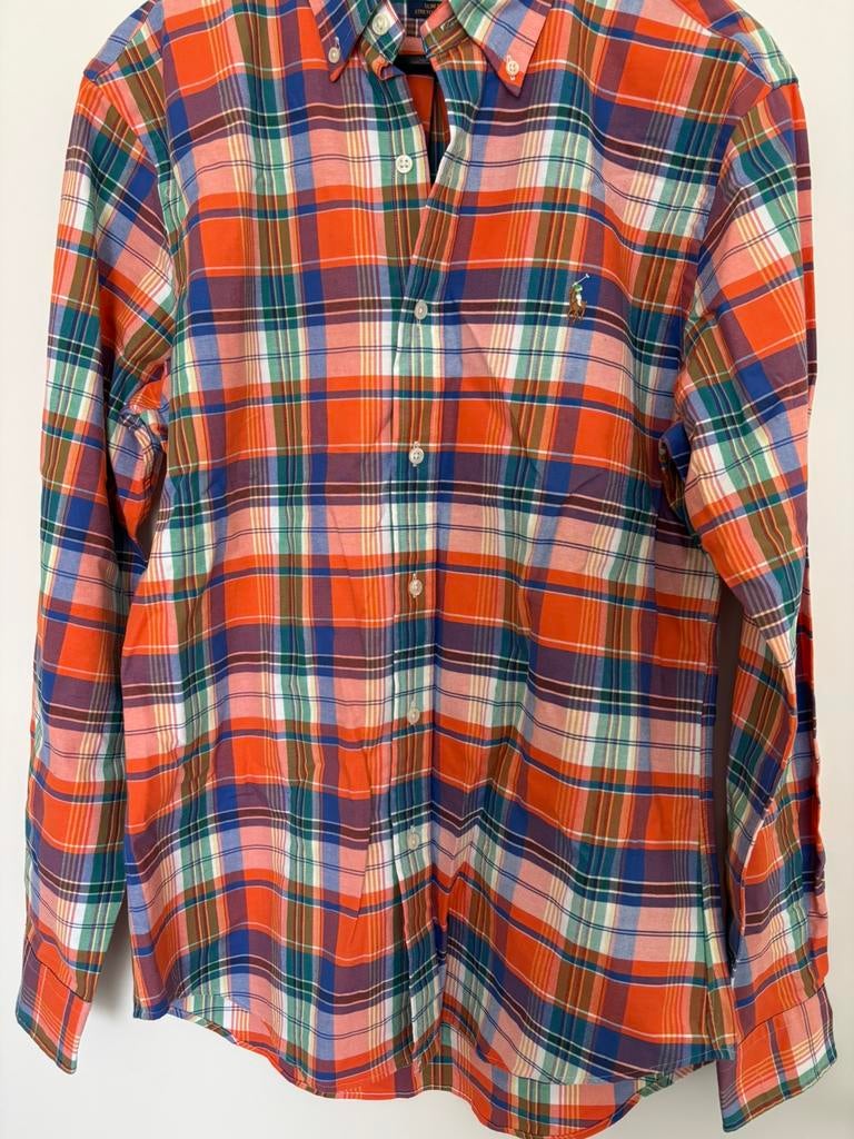 Ralph Lauren heren overhemd maat M noout gedragen, Ophalen of Verzenden, Zo goed als nieuw, Overige kleuren, Halswijdte 39/40 (M)