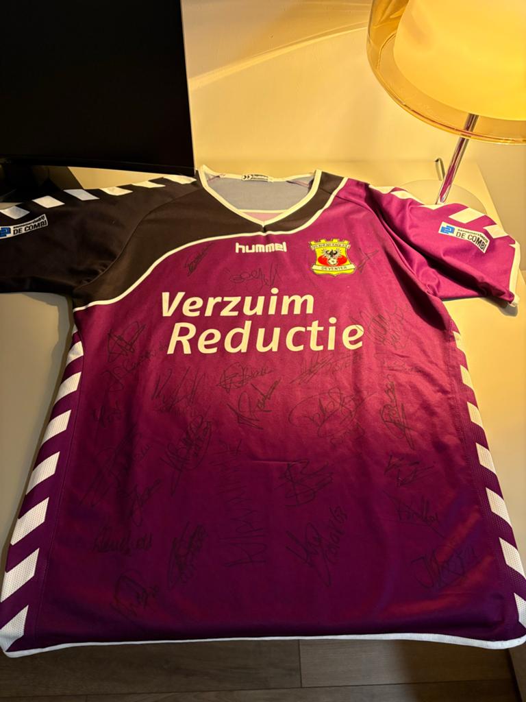 Go Ahead Eagles voetbalshirt met handtekeningen, Groter dan maat XL, Ophalen of Verzenden, Zo goed als nieuw, Shirt