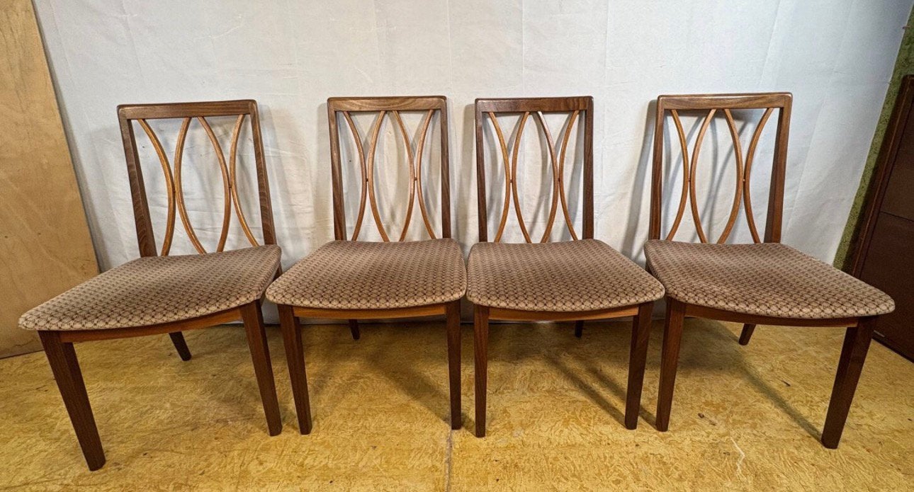 Gratis bezorging!Retro vintagestoelenteakmidcenturyGPlan1970, Gebruikt, Bruin, GPlan, GPlan